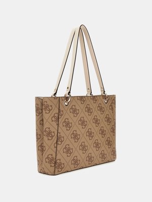 Nolana Noel velká kabelka – GUESS, Béžová barva Ženy