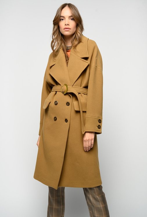 Pinko, Hnědá barva Alluvione kabát