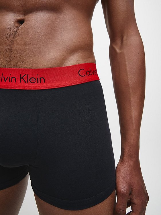 Luxusní Boxerky 2ks, Černá, Červená barva, S, M, L, XL