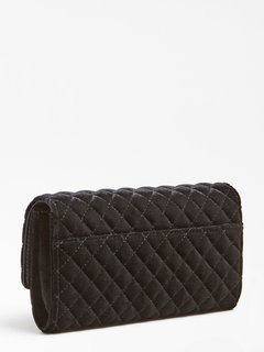 Guess, Černá barva Pixie Velvet crossbody