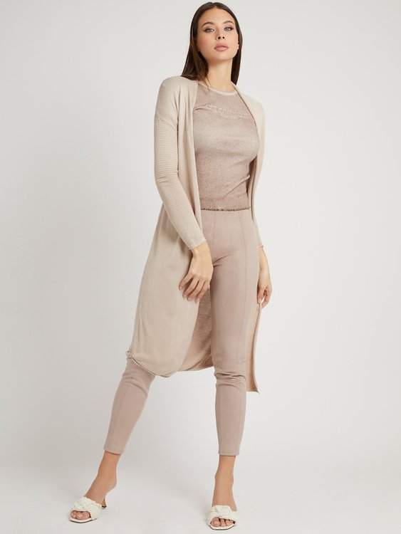 Guess – Camille kardigan, Béžová barva 1