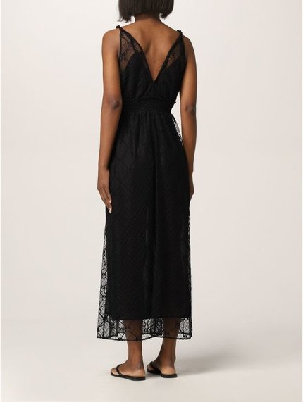 Luxusní Livigno šaty, Černá barva, XS