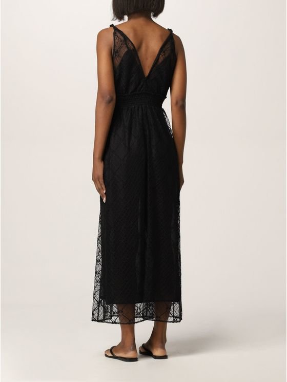 Luxusní Livigno šaty, Černá barva, XS