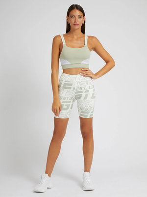 Luxusní Cathleen biker šortky, Zelená barva, XS, S, M