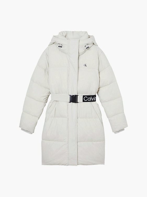 Luxusní Waisted bunda, Bílá barva, XS, S, M