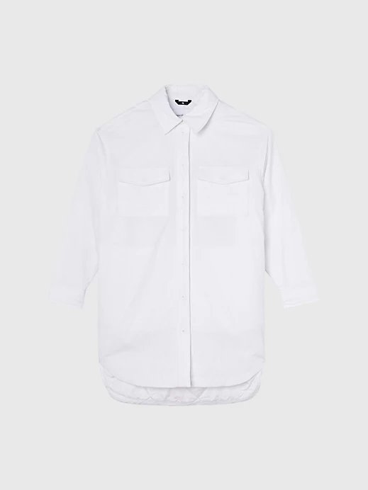 Wide Padded bunda Bílá barva Ženy