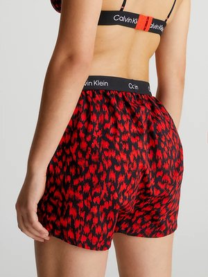 1996 Wovens pyžamové šortky – Calvin Klein Underwear, Černá, Červená barva Ženy