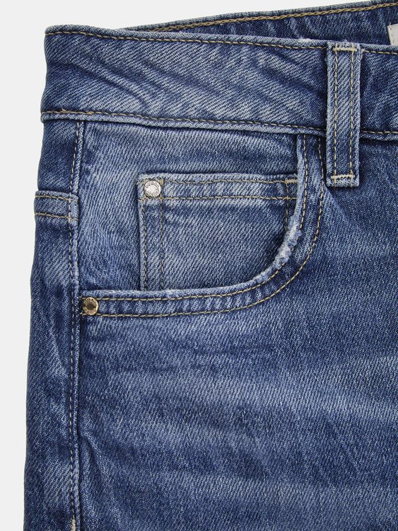 Mom jeany Modrá barva Ženy