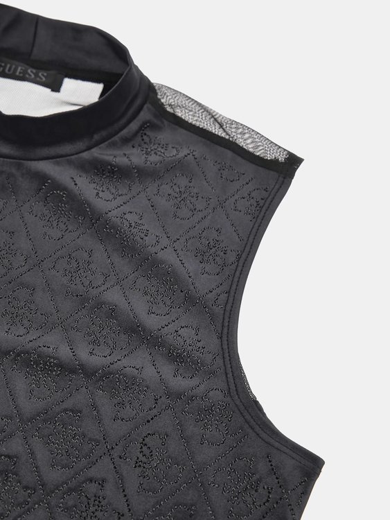 Mock top Černá barva Ženy