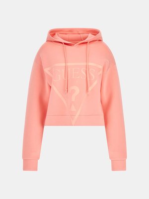 GUESS – New Alisa mikina s kapucí, Oranžová barva