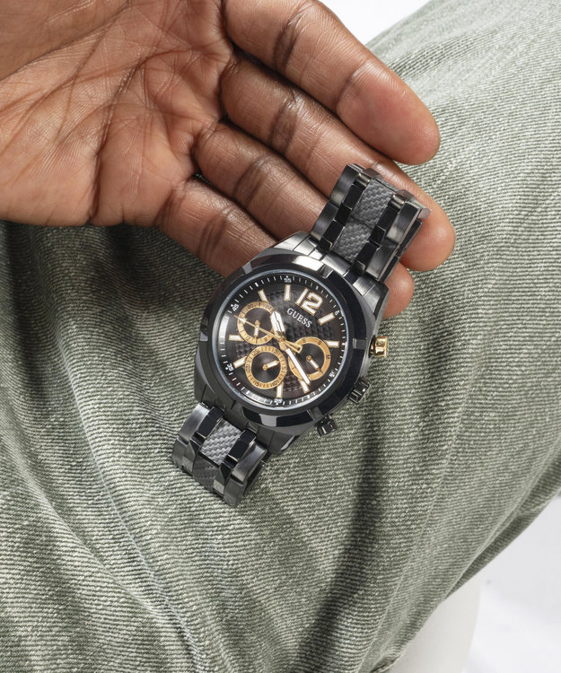 GUESS – Resistance hodinky, Černá barva 1