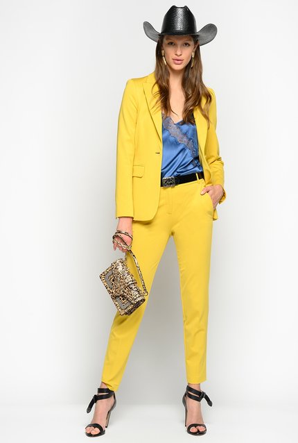 Luxusní Kalhoty Bello, Žlutá barva