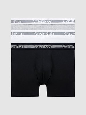 Calvin Klein Underwear – Cooling boxerky 3ks, Bílá, Černá, Multi, Šedá barva