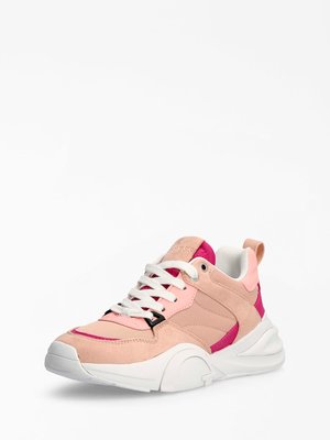 Guess – Bestie tenisky, Bílá, Růžová barva