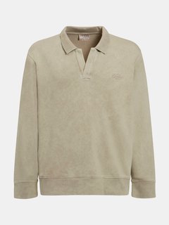 Joao polo mikina – Guess, Béžová barva Muži, Muži 2