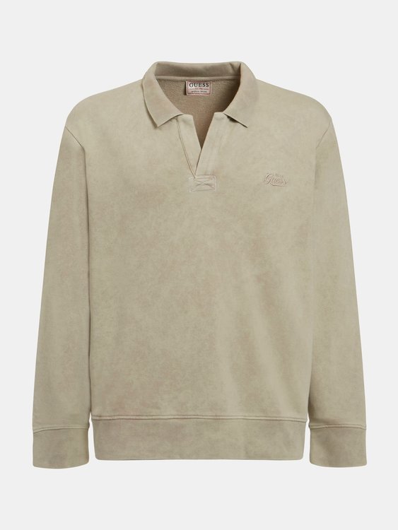 Joao polo mikina – Guess, Béžová barva Muži, Muži 2