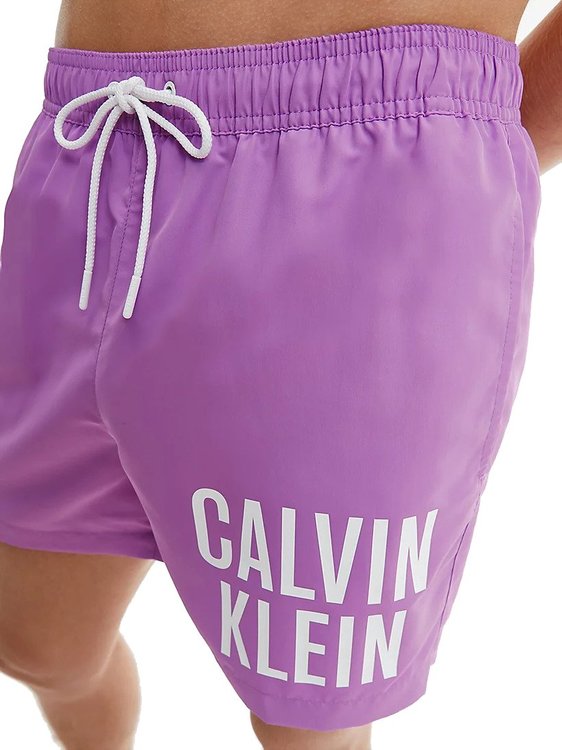 Intense Power plavky – Calvin Klein Swimwear, Fialová barva Muži