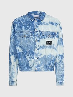 Boxy Denim bunda Modrá barva Muži