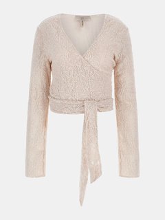 Luxusní Aela top, Krémová barva, XS, S, M