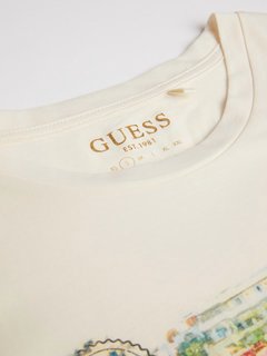 Luxusní Positano Rose triko, Bílá barva, XS, S, M, L