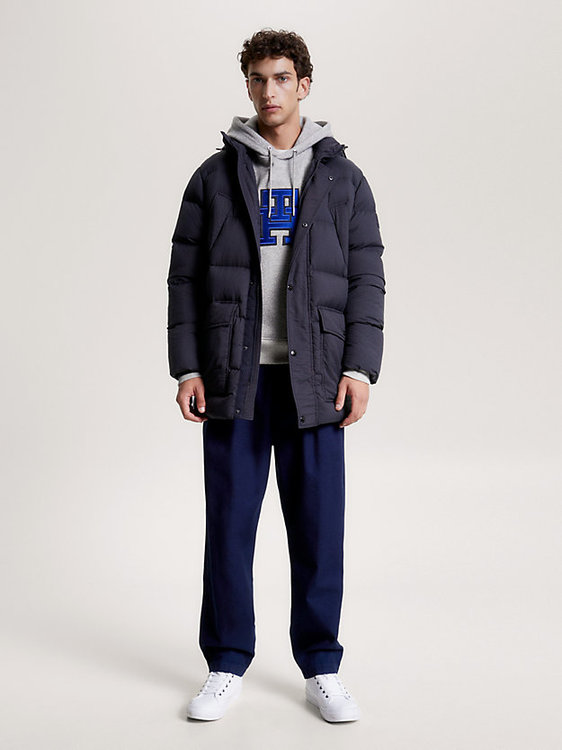 Rockie Hooded bunda – Tommy Hilfiger, Navy barva Muži