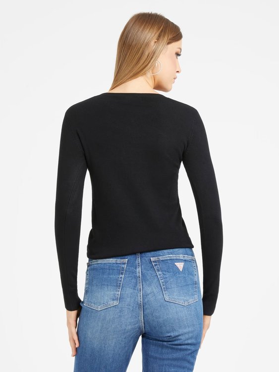 Jade svetr – GUESS, Černá barva Ženy
