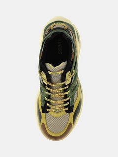 Luxusní Belluno insert running tenisky, Multi, Zelená barva