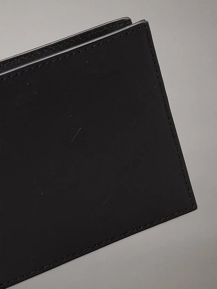 Módní Emboss Bifold peněženka, Černá barva, 2024