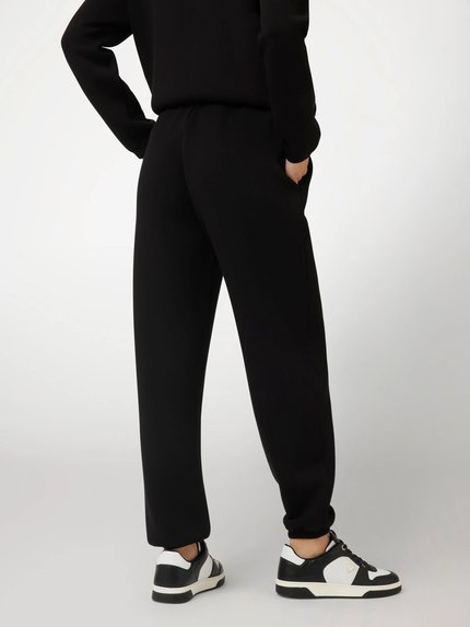 Módní Cecilia Scuba mikina na zip, Černá barva, 2024