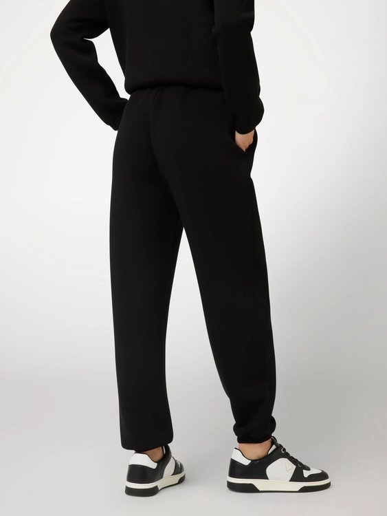 Módní Cecilia Scuba mikina na zip, Černá barva, 2024