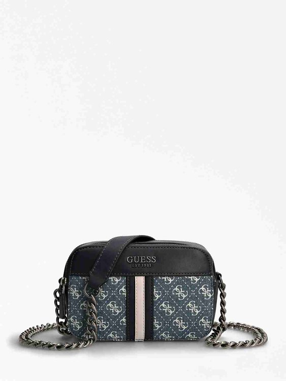 Módní Noelle denim crossbody, Modrá barva, 2022 1