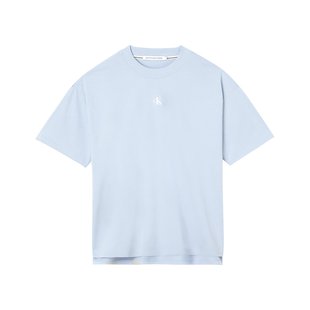 Calvin Klein Jeans – Two tone monogram tričko, Modrá barva