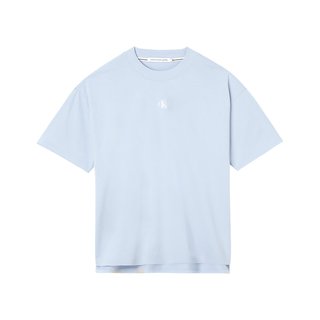 Calvin Klein Jeans – Two tone monogram tričko, Modrá barva