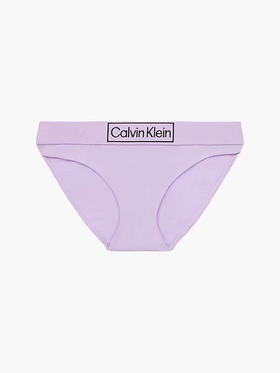 Calvin Klein Underwear – Reimagined Heritage bikiny, Fialová barva