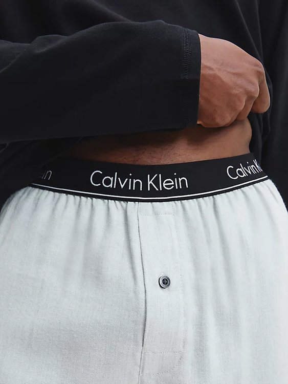 Luxusní Holiday pyžamový set, Černá, Šedá barva, S, M, L, XL