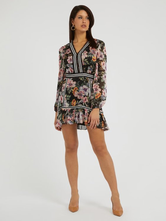 GUESS – Elana šaty, Černá barva