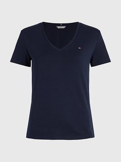 Slim Cody Rib triko Navy barva Ženy