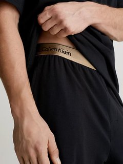 Luxusní Modern Cotton Holiday pyžamový set, Černá barva, M, L, XL