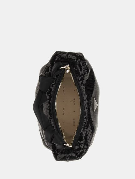 Módní Velina kabelka, Černá barva, 2023