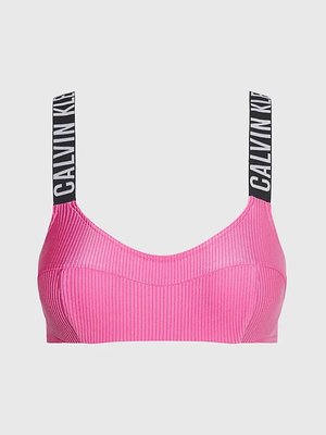 Calvin Klein Swimwear – Intense Power Rib plavky, Růžová barva