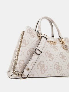 Luxusní Eliette Logo velká kabelka, Bílá barva, T/U