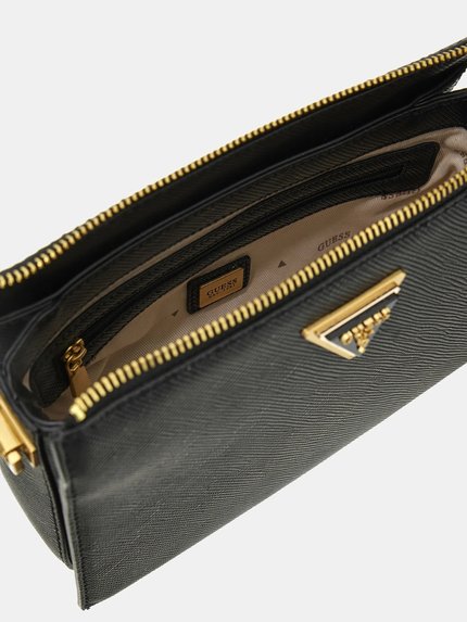 Módní Lossie crossbody, Černá barva, 2024