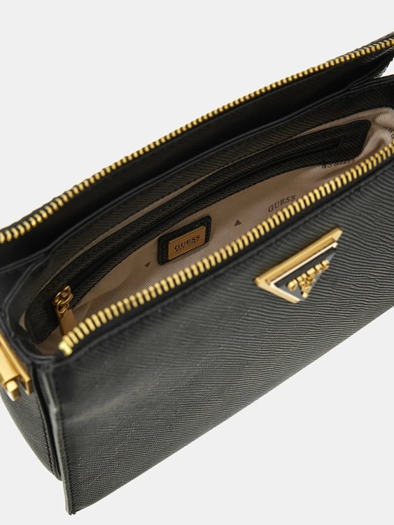 Módní Lossie crossbody, Černá barva, 2024