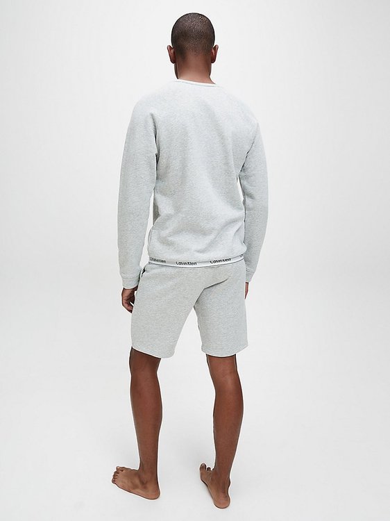 Módní Modern Cotton mikina, Šedá barva, BASIC