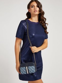 Luxusní Noelle crossbody, Modrá barva, T/U/1, T/U