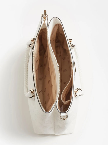 Módní Helaina hobo kabelka, Bílá barva, 2022