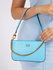 Katey croc kabelka Tyrkysová barva Ženy