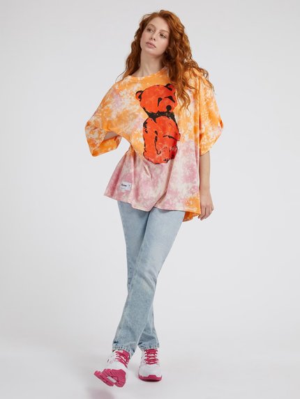 Módní Teddy Lounge triko, Oranžová barva, 2023