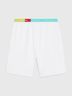 Pride pyžamové šortky Bílá barva Muži