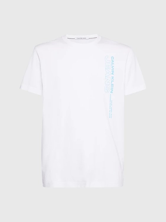 Bílá barva, Stacked Logo triko